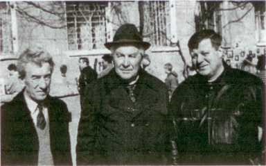 Слева-направо: Е.А. Лобанов, А.Г. Серов и О.А. Серов