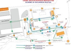 Схема экскурсионных маршрутов