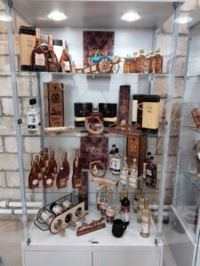 Products of the Tiraspol wine and cognac factory