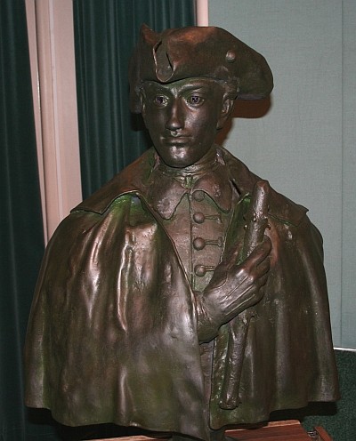 Bust of Karl. His Swedes wanted to give Poltava