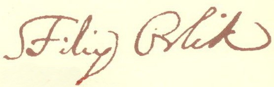 Semnătura personală a lui Orlik